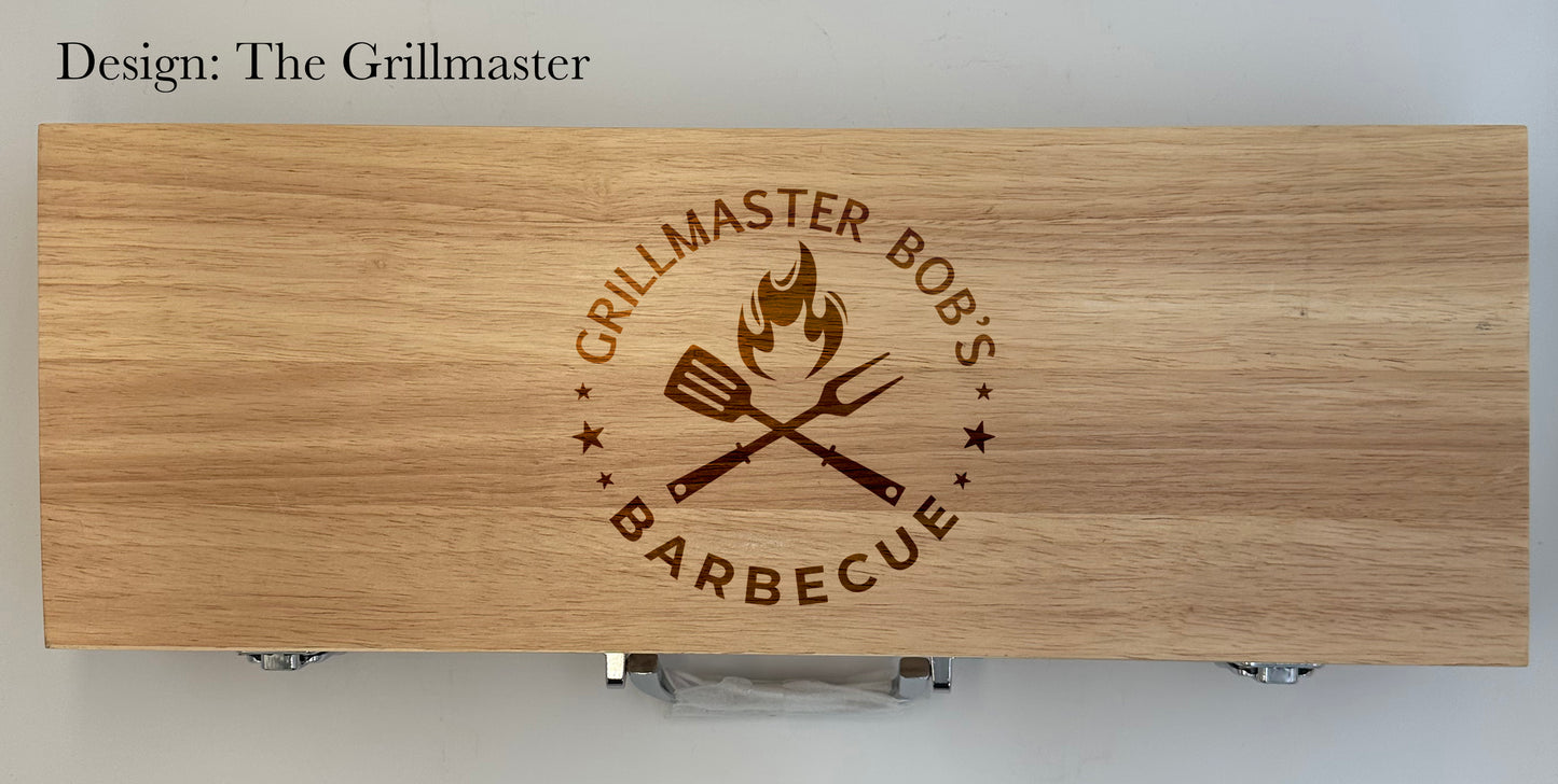 Premium BBQ Tools Kit with case