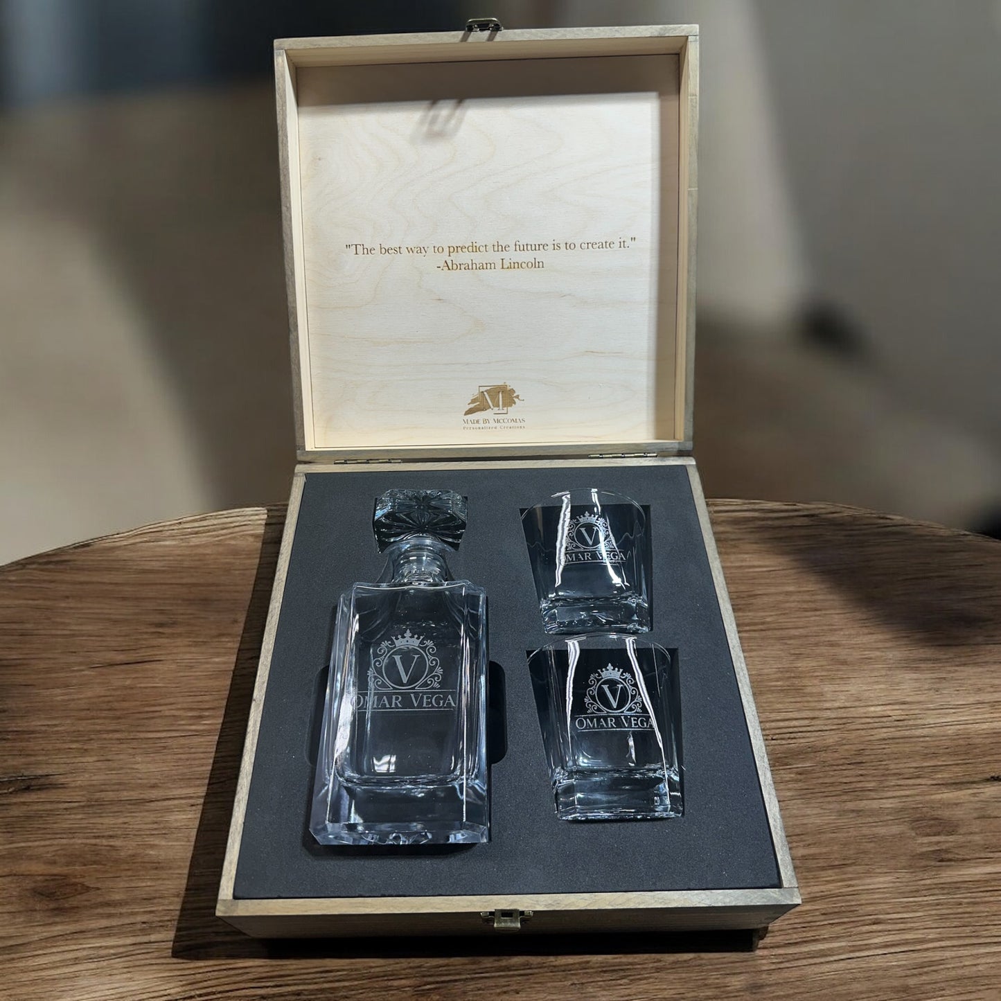 Premium Whiskey Decanter Set