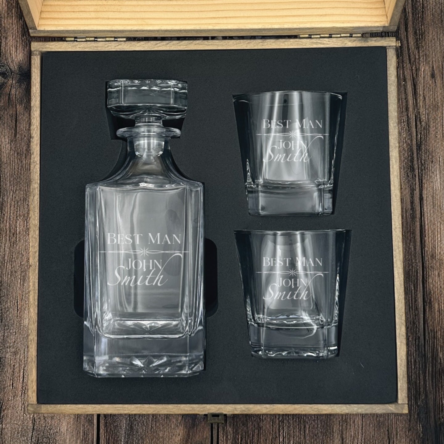 Premium Whiskey Decanter Set