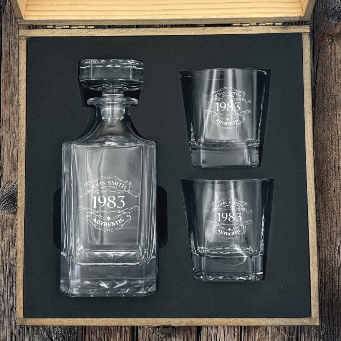 Premium Whiskey Decanter Set