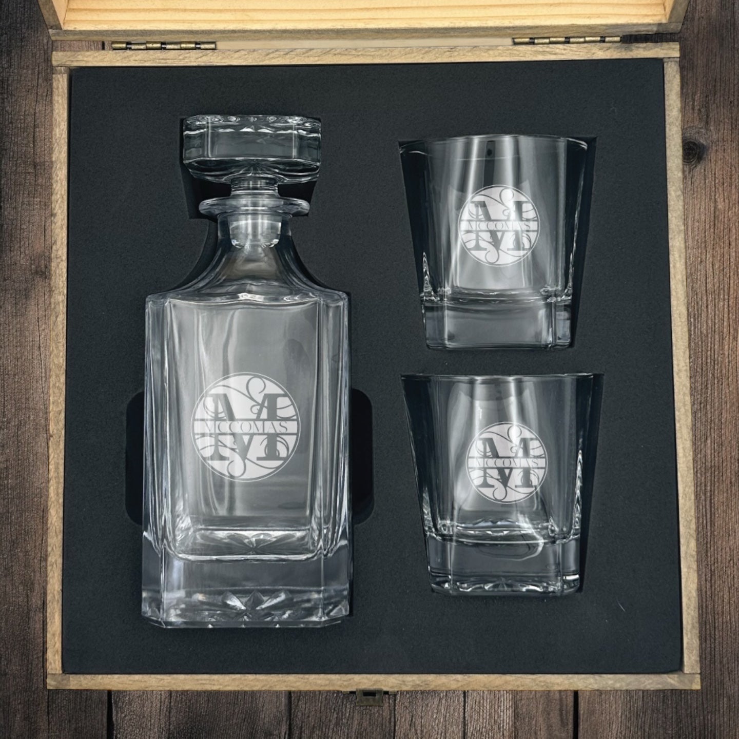 Premium Whiskey Decanter Set