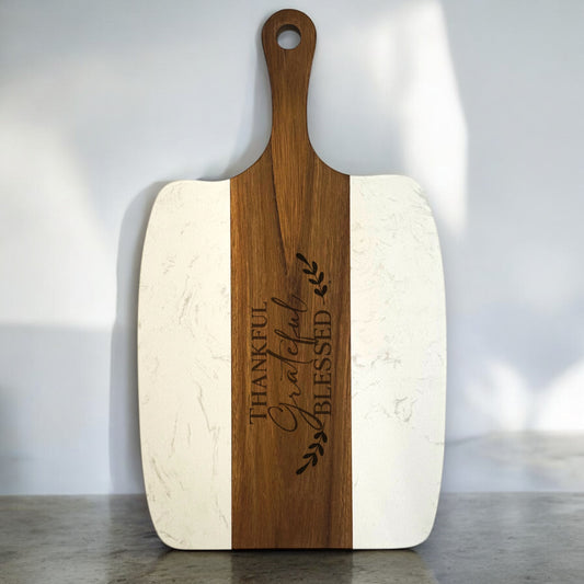 Serving Board With Utensils