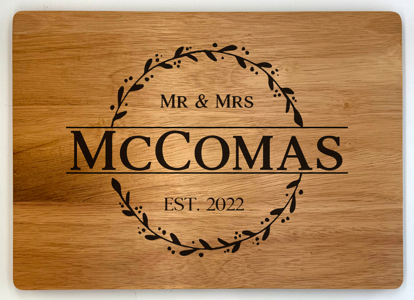 Personalized Walnut Cutting Board